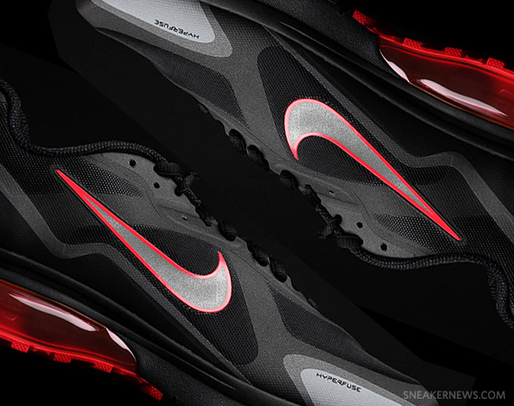 Nike Air Max Alpha 2011 – Black – Sport Red – Metallic Silver