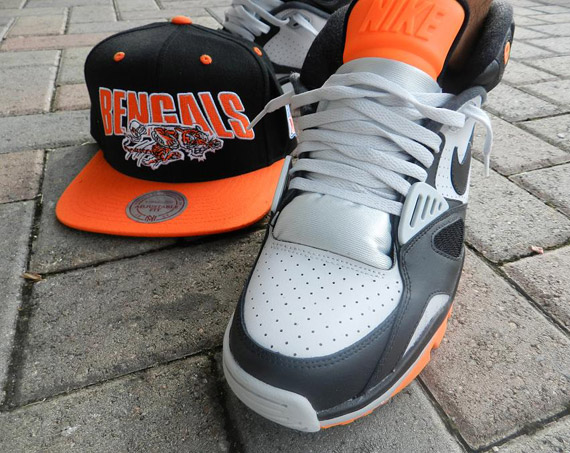 Nike Air Trainer Sc Ii High Grey Black Total Orange 5