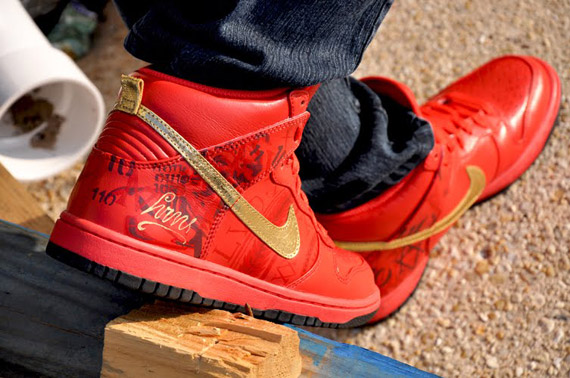 Nike Dunk High Louis The 14th Customs 04