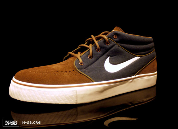 Nike Janoski Mid Navy Brown 06