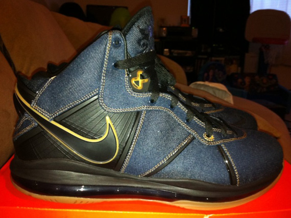 Nike Lebron 8 Denim Detailed Images 04