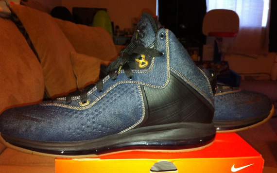 Nike Lebron 8 Denim Detailed Images 05