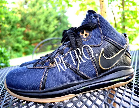 Nike Lebron 8 Denim Sample New Images 01