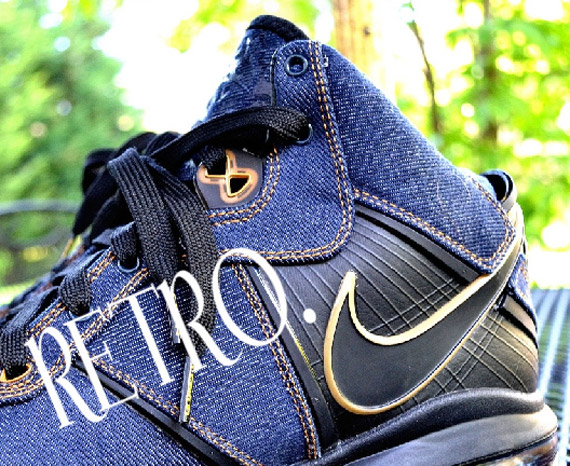 Nike Lebron 8 Denim Sample New Images 03