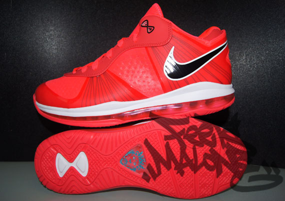 Nike Lebron 8 V2 Low Solar Red Sample 2