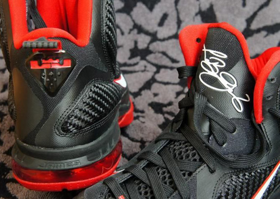 Nike Lebron Ix Black Red New Images 1