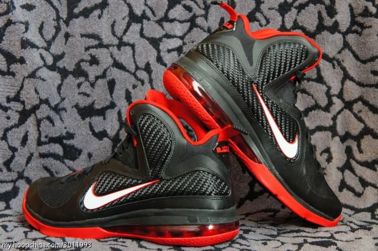 Nike Lebron Ix Black Red New Images 2