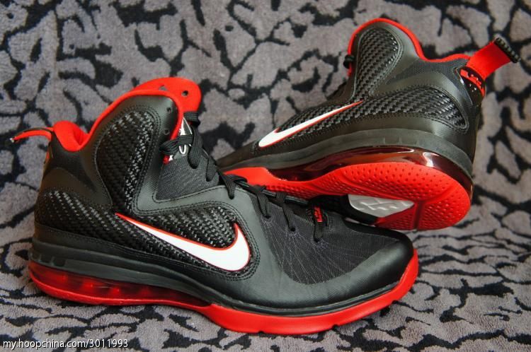 Nike Lebron Ix Black Red New Images 3