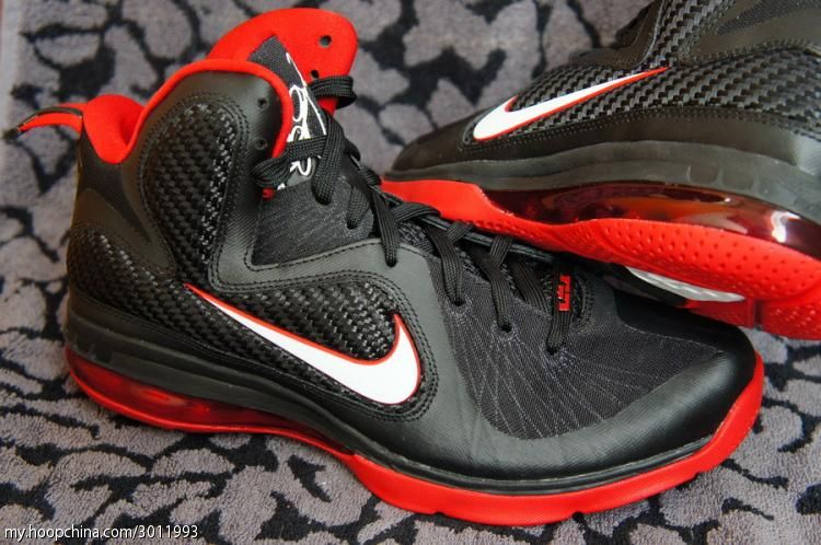 Nike Lebron Ix Black Red New Images 4
