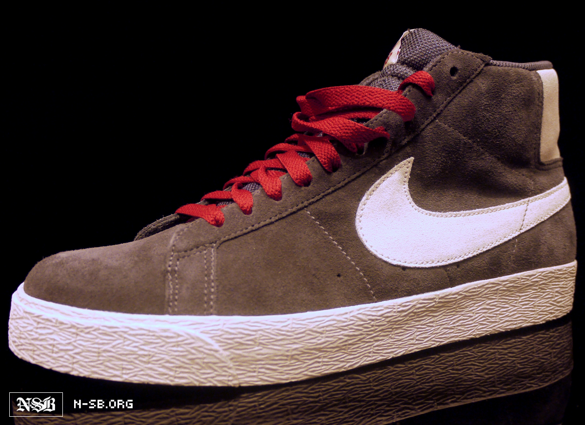 Nike Sb Blazer Grey White Red Spring 2012 2