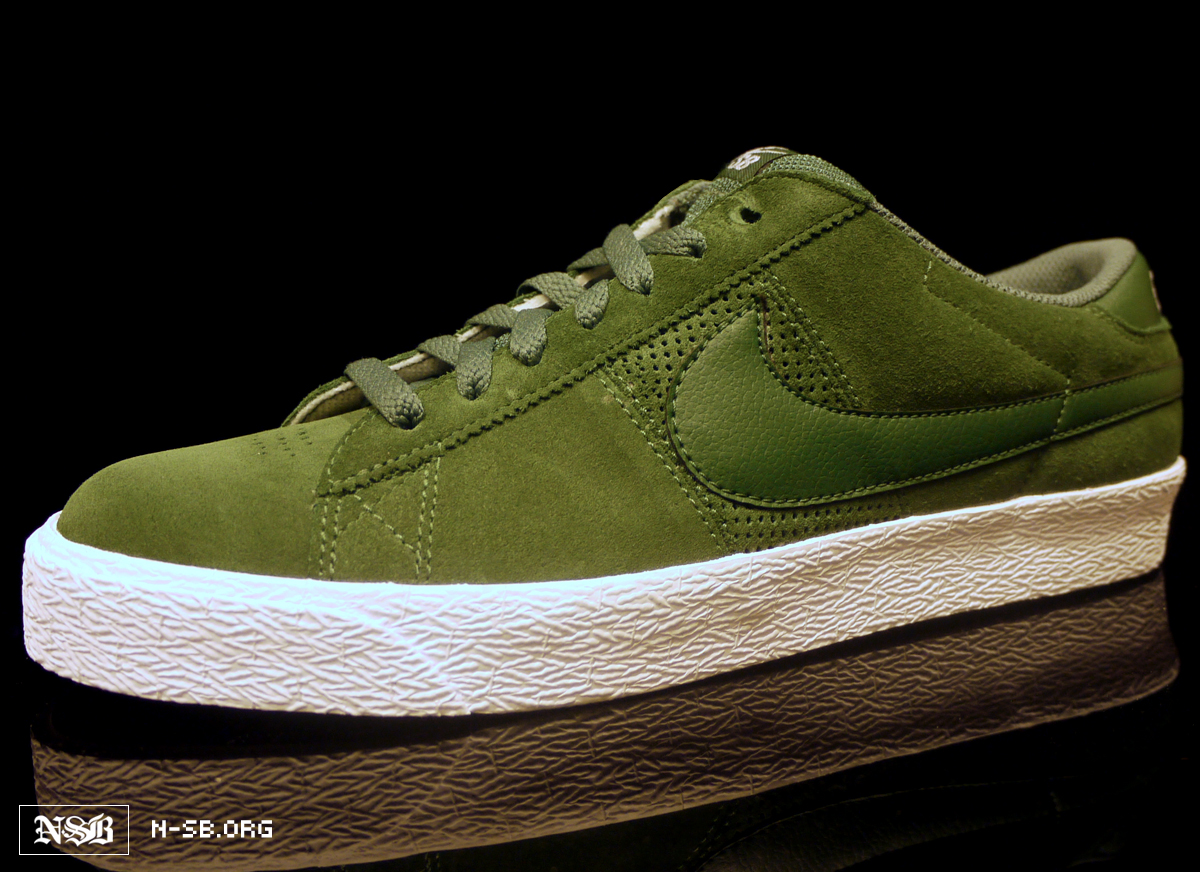 Nike Sb Blazer Low Green White Spring 2012 2