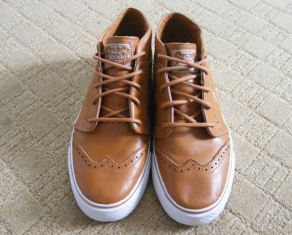 Nike Sb Janoski Mid Brogue Brown Sample Ebay 02