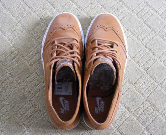 Nike Sb Janoski Mid Brogue Brown Sample Ebay 03