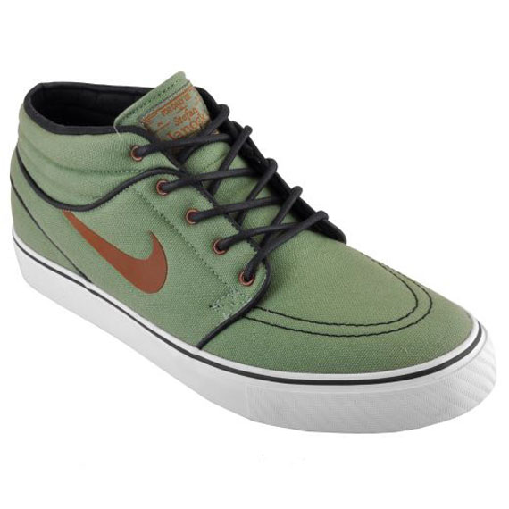 Nike Sb Janoski Mid Oil Green 02