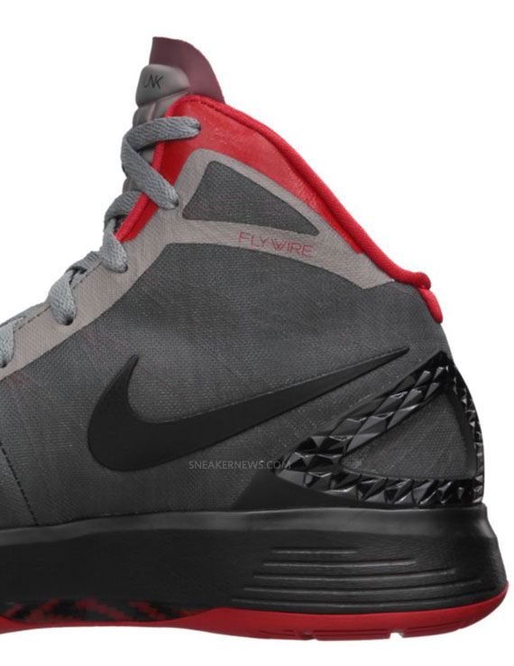 Nike Zoom Hyperdunk 2011 Cool Grey Black Sport Red 07