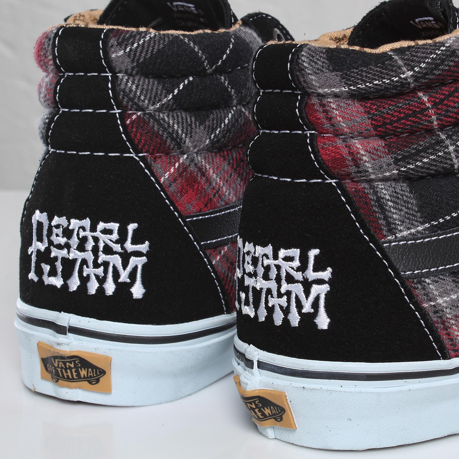 Pearl Jam Vans Sk8 Hi Flannel 10