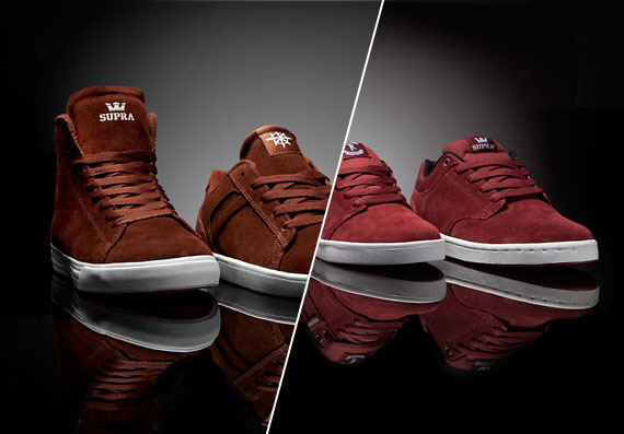 Supra Burgundy + Brown Set