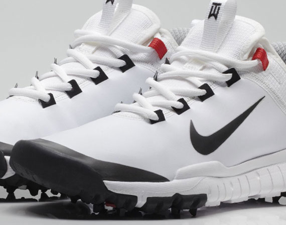 Tiger Woods X Nike Free Golf Shoe Prototype White 1