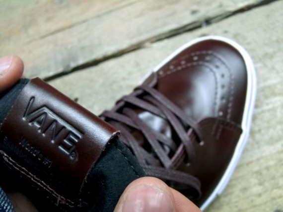 Vans Vault Sk8-Hi 'Premio Leather' - Burgundy