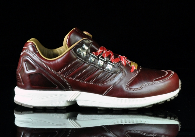 Adidas Zx 8000 Leder Braun Rot
