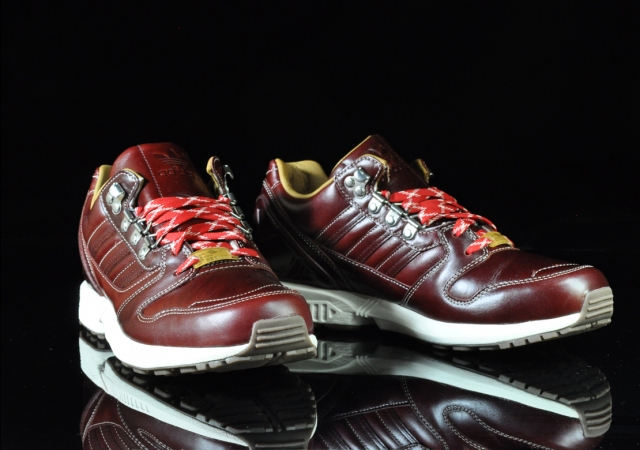 Adidas Zx 8000 Leder Braun Rot B4