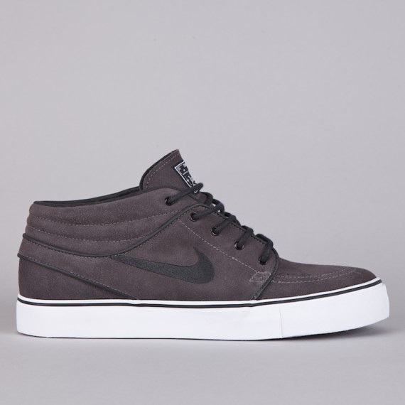 Nike Sb Janoski Mid Midnight Fog Black White  5438