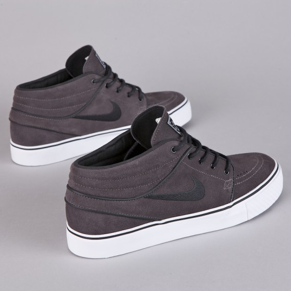 Nike Sb Janoski Mid Midnight Fog Black White  5441