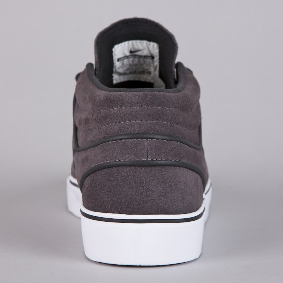 Nike Sb Janoski Mid Midnight Fog Black White  5442