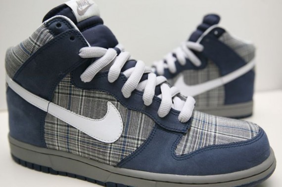 Nike Dunk High 'Plaid' Custom