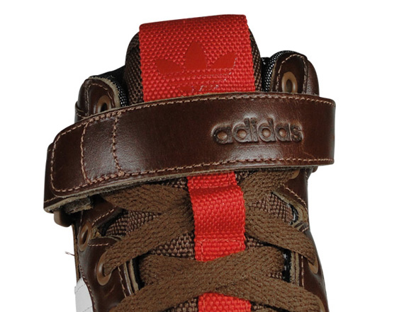 adidas Originals Forum Mid Lite RS – Brown – Red