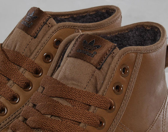 adidas Originals Nizza Hi – Brown Leather