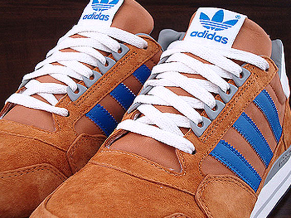 Adidas Originals Zx 500 Rust Brown Blue Grey 02