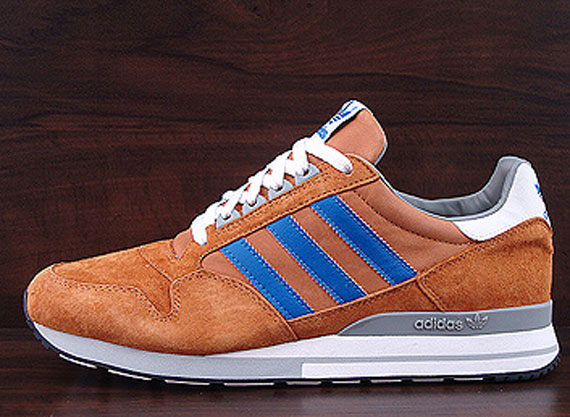 Adidas Originals Zx 500 Rust Brown Blue Grey 03