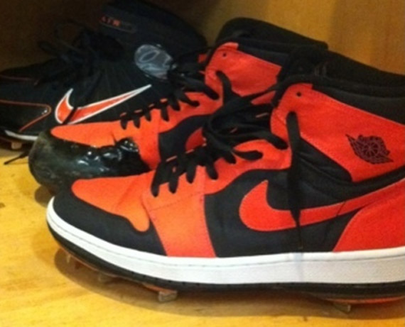 Air Jordan 1 High -  Jeremy Guthrie Custom PE Cleats