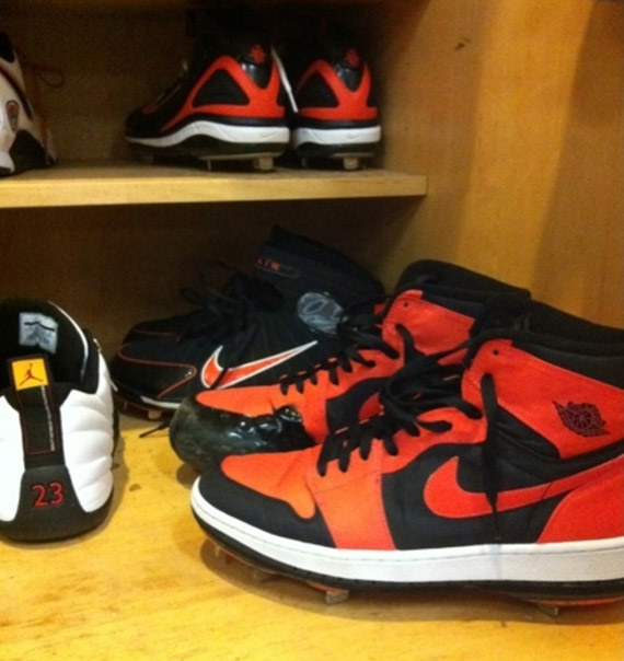 Air Jordan 1 High Jeremy Guthrie Custom Pe Cleats 2