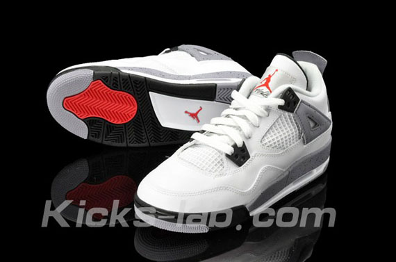 Air Jordan 4 Gs Wht Cmt Kl 05