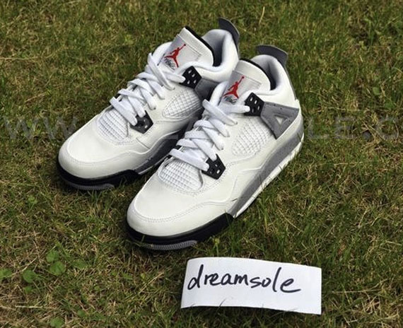 Air Jordan 4 White Cement Gs 03