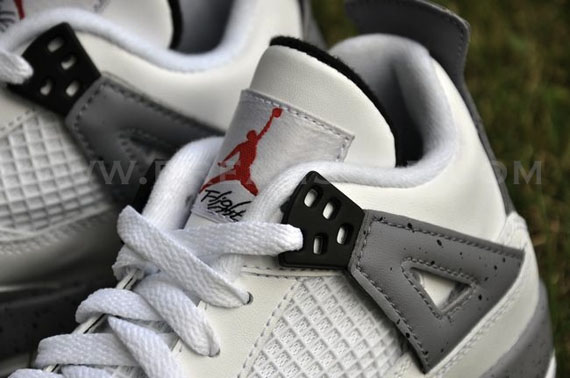 Air Jordan IV GS – White – Cement