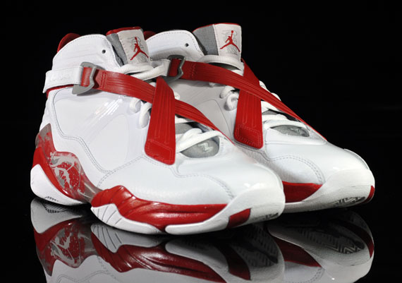 Air Jordan 8.0 White Red Silver 02