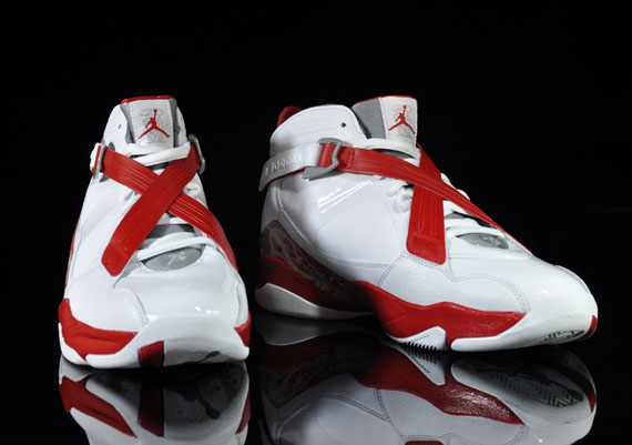 Air Jordan 8.0 White Red Silver 03