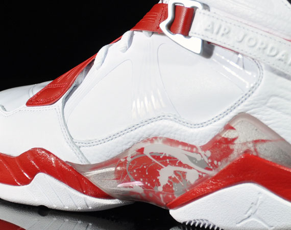 Air Jordan 8.0 – White – Varsity Red