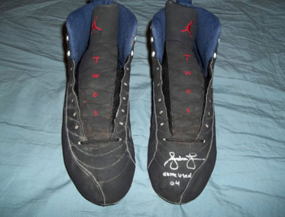 Air Jordan Xii Andruw Jones Game Worn Pe 03