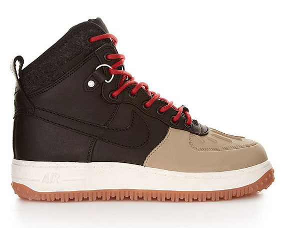 Nike Af1 Duckboot Brn Red 05