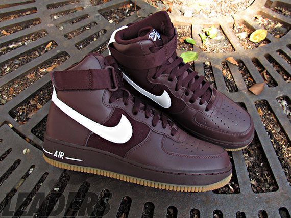 Nike Air Force 1 High - Deep Burgundy - White | Available