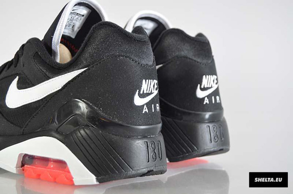 Nike Air 180 Black White Solar Red Shelta 04