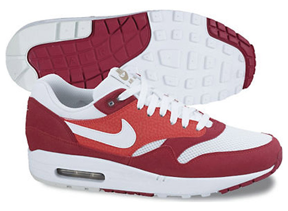 Nike Air Max 1 Legacy Red Khaki Gum Dark Brown White