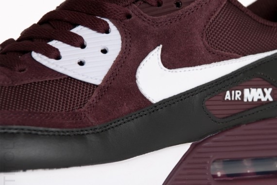 Nike Air Max 90 - Deep Burgundy - Black - White