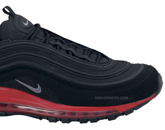 Nike Air Max 97 Black Suede Red 03