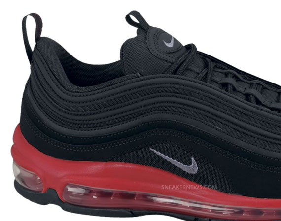 Nike Air Max 97 Black Suede Red 04