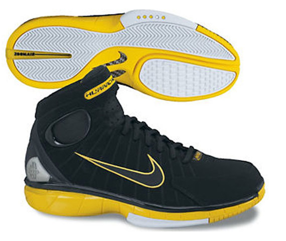 Nike Air Zoom Huarache 2k4 Black Varsity Maize Black